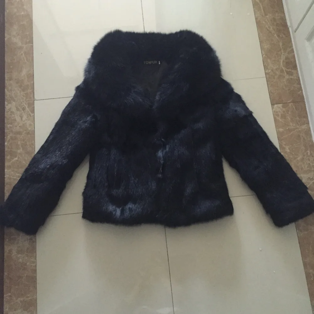 Женский модный роскошный большой воротник из натурального Лисьего меха