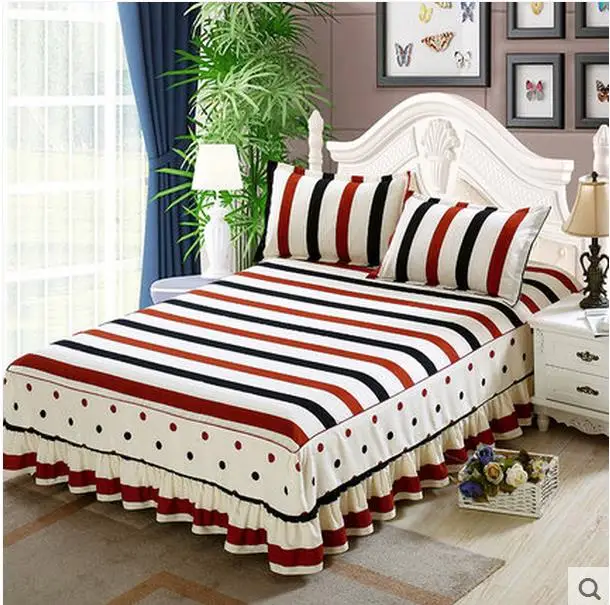 Симмонс крышка комплект с юбкой из Корейская принцесса покрывало кровать 1.8/1.5/2.0