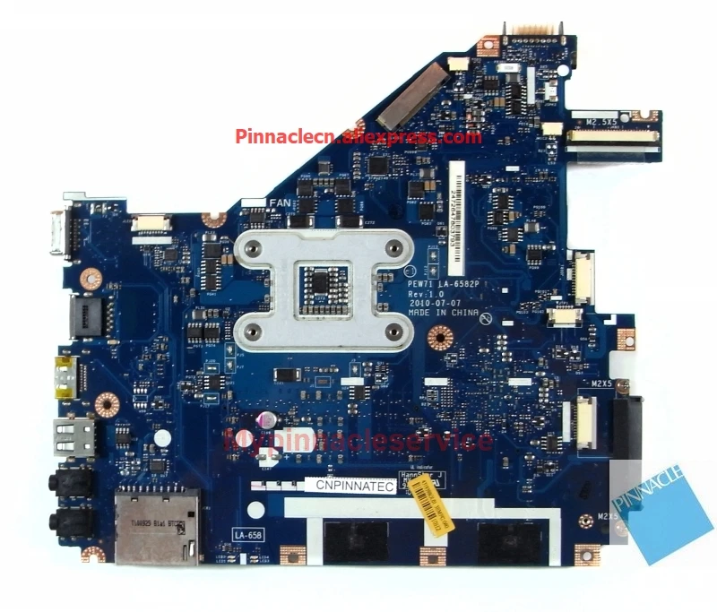 MBR4L02001 с радиатором и I3 cpu материнская плата для acer aspire 5742 LA-6582P вместо 5552 LA-6552P MBR4602001
