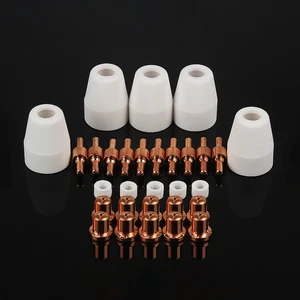 30 шт.компл. LGK40 PT31 плазменный резак для резки фонарь расходные материалы стандартного Elcectrode сопло-насадканаконечник Керамика уход за кожей лица щит кепки Завихритель