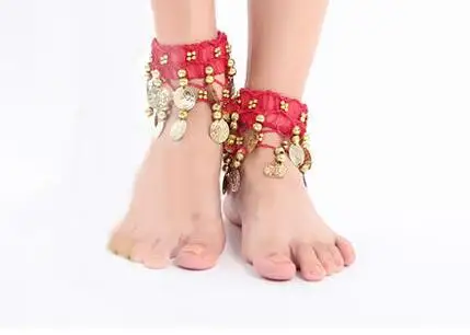 5 пар = 10 штук анклет для танца живота аксессуары ног цепь Индийский цыганский