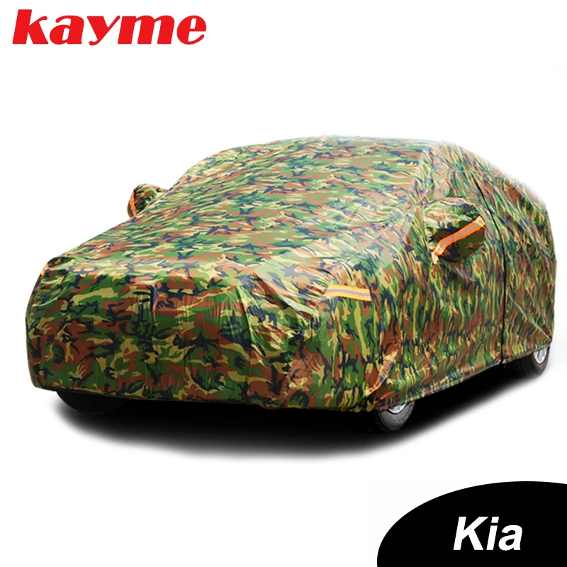 Автомобильные чехлы Kayme водонепроницаемые камуфляжные для KIA k2 rio ceed sportage soul cerato