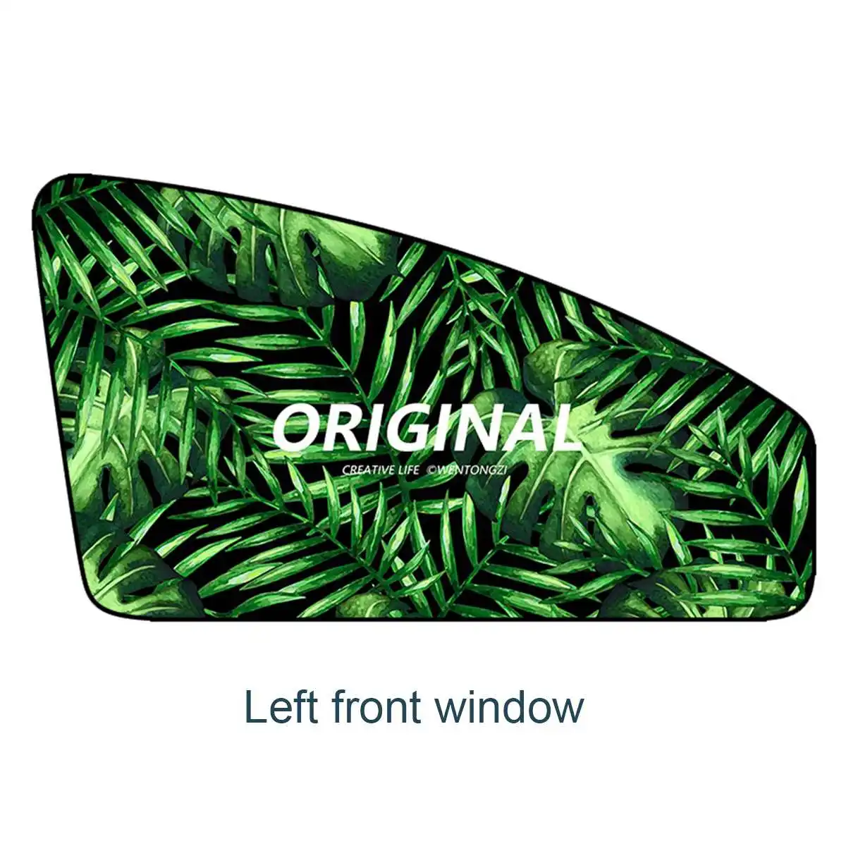 Rainforest Front L Магнитные боковые оконные шторы, Автомобильная крышка, занавеска от солнца, автомобильный Декор автомобиля по мотивам мультфильма, заднее переднее окно, защита для ребенка - Цвет: Rainforest Front L