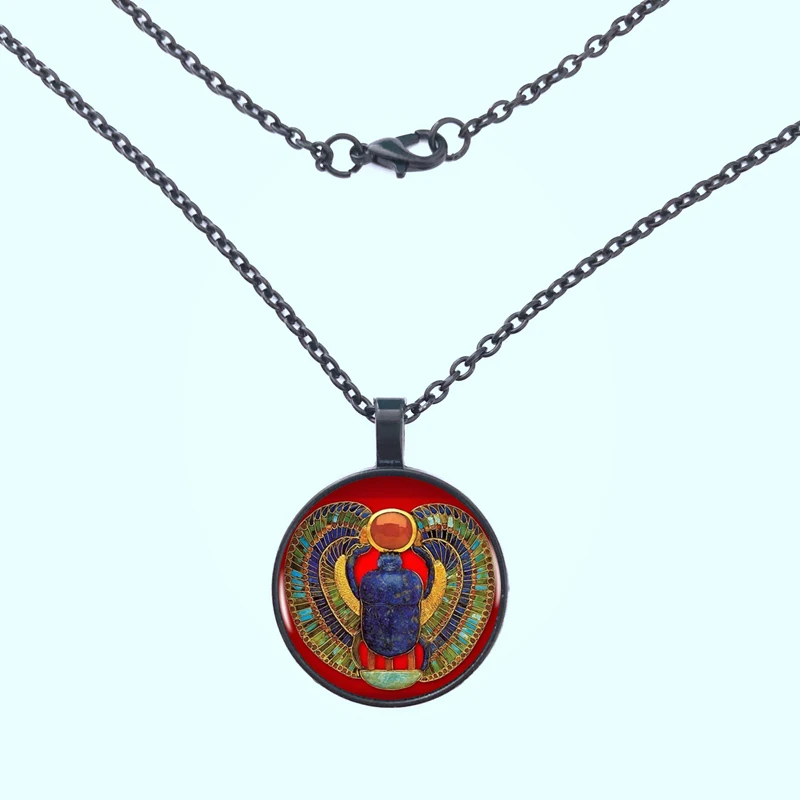 GDRGYB женское ожерелье с подвеской в виде скараба античные ювелирные изделия из