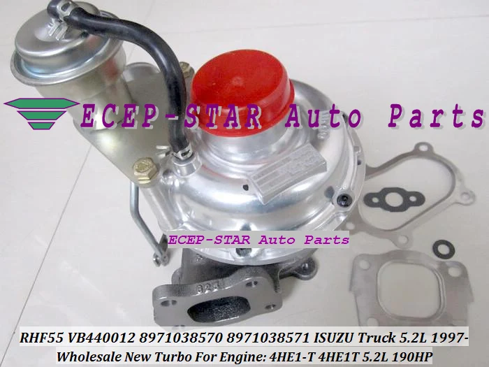Турбокомпрессор RHF55 VIBA VA440012 8971038570 VB440012 VD440012 для грузовиков ISUZU NQR 97- 4HE1 4HE1T 4HE1-T 5.2L