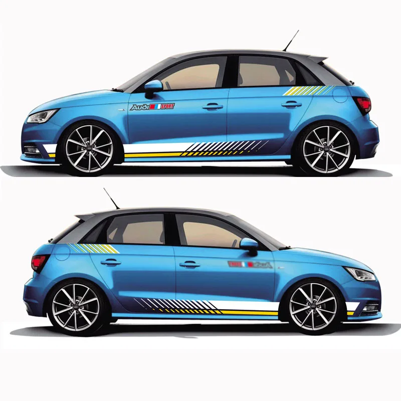 Автостайлинг TAIYAO Спортивная Автомобильная наклейка для Audi A1 30 TFSI Sportback S Line Mark