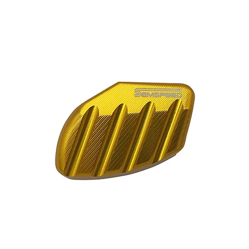 Gold Мотоцикл с ЧПУ модифицированный N-MAX плоская ножная боковая подставка удлинитель накладка подножки наколенник с пластиной для YAMAHA NMAX 155 150 125 - Цвет: Gold