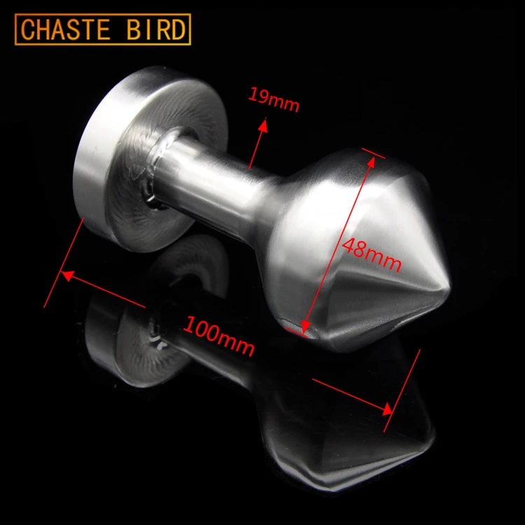 Chaste Bird 650 г мужские и женские металлические большие анальные пробки твердая