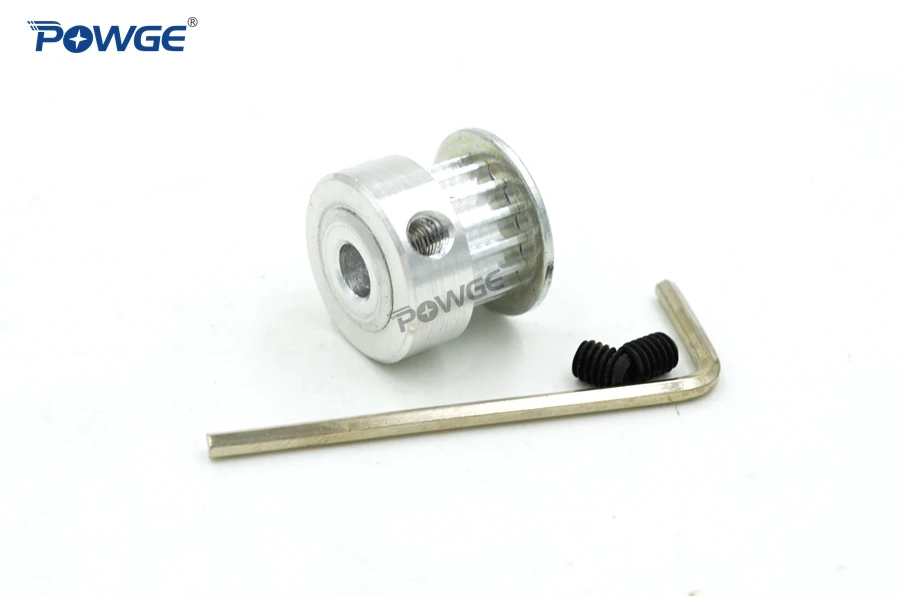 POWGE 1pcs 15 Teeth HTD 3M Timing Pulley Bore 5/6.35/8mm for Width 6mm synchronous belt HTD3M Belt pulley Tooth 15Teeth 15T |