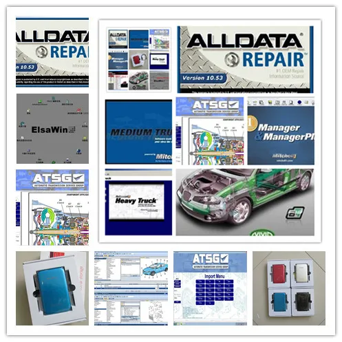 V10.53 alldata mitchell по запросу программное обеспечение для ремонта авто все данные + elswin