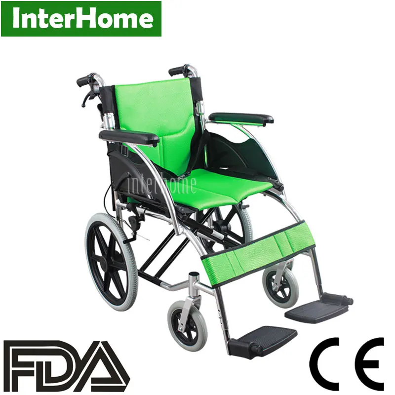 Кресло коляска AUFU губчатая Подушка маленькая складная Коляска из алюминиевого