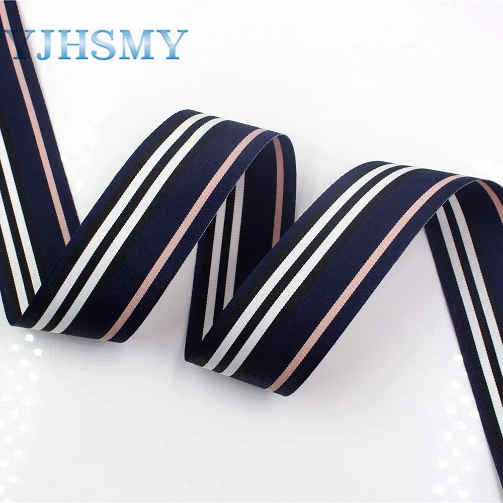 YJHSMY I 181109 184 38 мм 10 ярдов Двусторонняя полоса термопечать grosgrain Свадебные