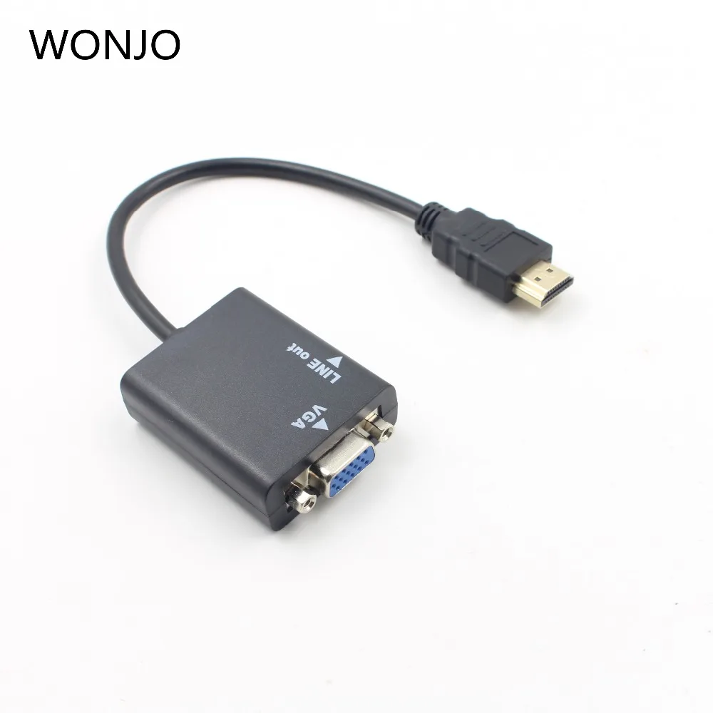 HD 1080P HDMI в VGA мультидисплей видео конвертер адаптер кабель для ПК DVD HDTV| |