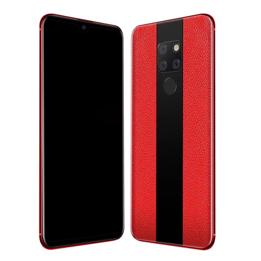Роскошный смартфон, 6,3 дюймов, капля воды, экран, android, мобильный телефон, отпечаток пальца, лицо, ID, сотовый телефон, кожа, текстура E Bluetooth 3,5