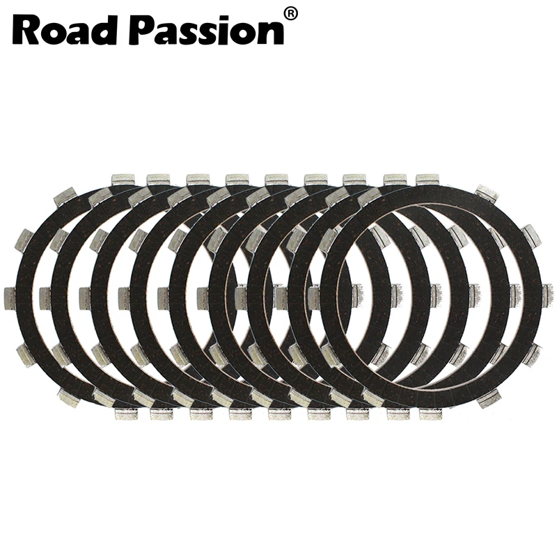 

Road Passion 9pcs Motorcycle Clutch Friction Plates Kit For Yamaha YZF750R 1994-1998 TDM900 2002-2010 TDM900X TDM 900 X 2008