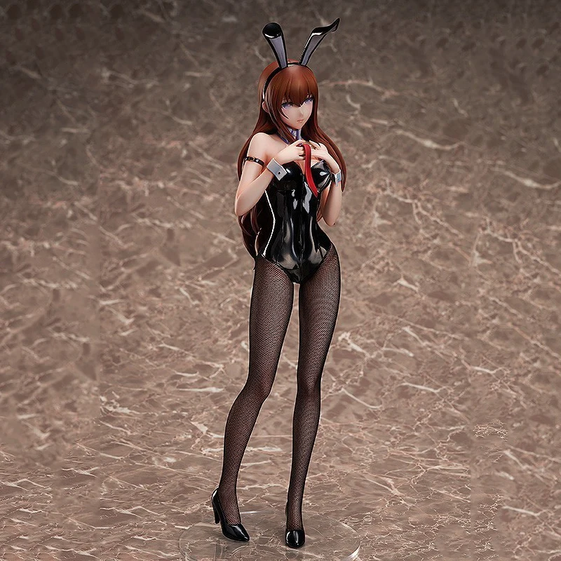 Steins; Gate макисэ курису Модель Аниме игрушечные фигурки 1/4 весы с изображением кролика «Банни»; пикантные окрашенные фигурки кукол подарок