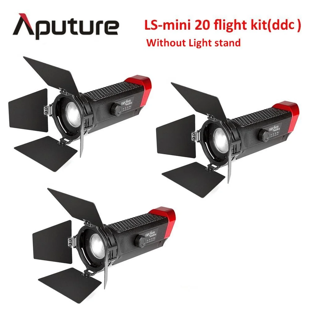 Aputure LS Mini20 flight kit ddc без светового стенда видеосъемка CRI 97 fresnel lightstudio light led для