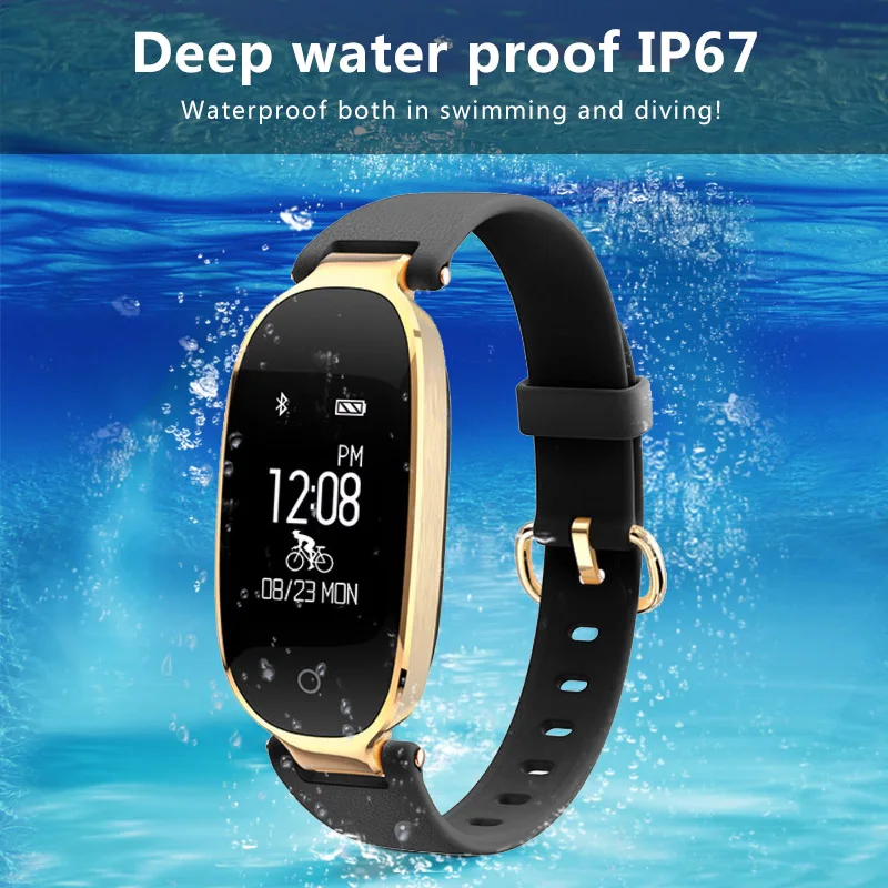 Hot sale Bluetooth Waterproof S3 Smart Watch Fashion Women Ladies Heart Rate Monitor Fitness Tracker Watches For Android IOS | Электроника
