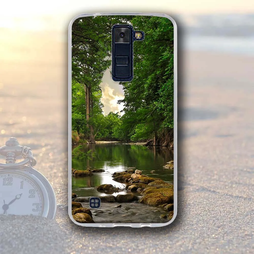 Роскошный силиконовый чехол для LG K8 K350N K350DS LTE K350E ession 3 K373 Phoenix 2 мягкий