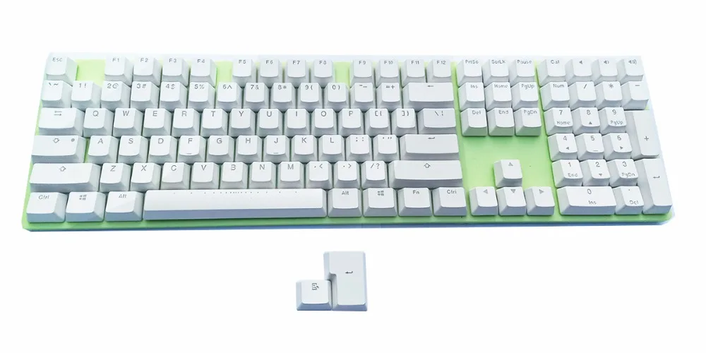 Лучшие 104 клавиши ABS Double Shot Top Shine через OEM keycaps ANSI макет для Cherry MX Swithches на