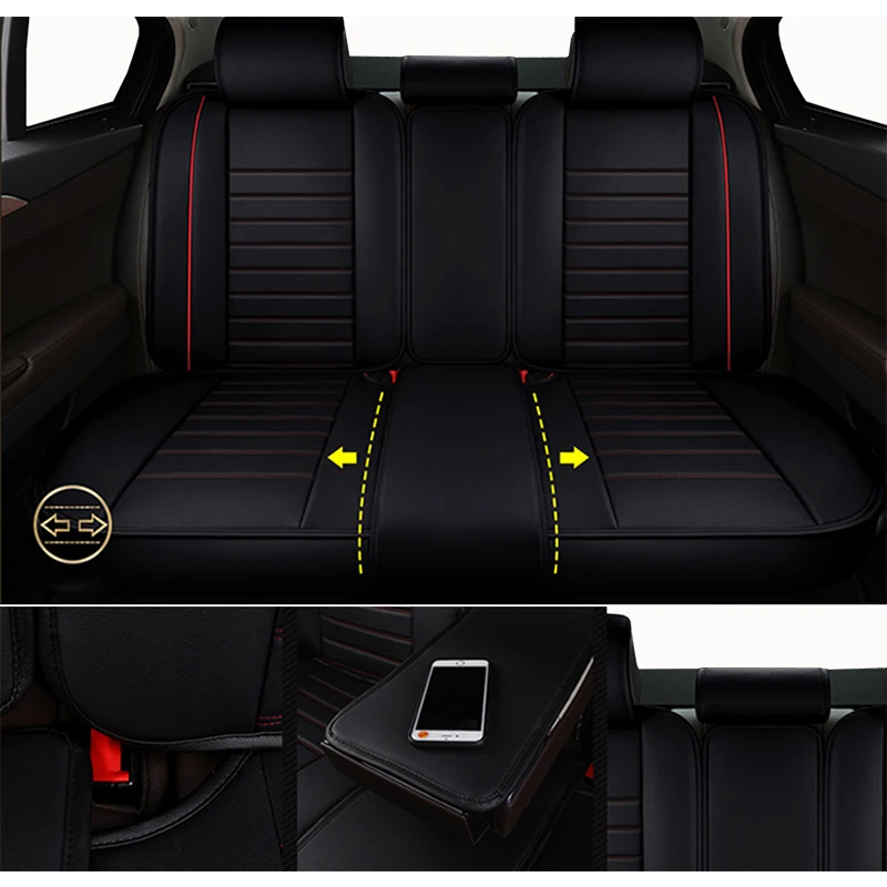 Универсальные кожаные автомобильные чехлы на сиденья для suzuki sx4 Swift Grand Vitara Jimini
