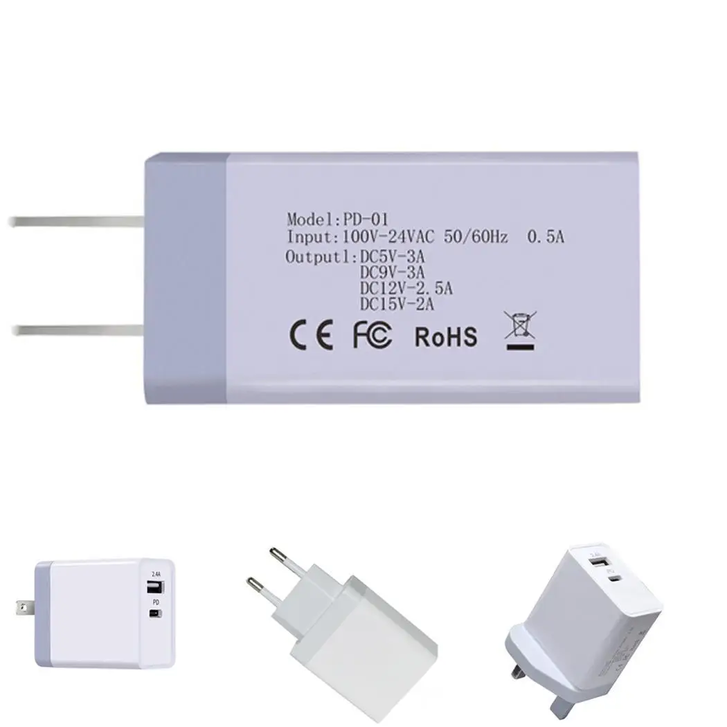 Быстрое зарядное устройство для мобильного телефона Dual USB ip4/4GS/3GS быстрая 18 Вт DC5V ~