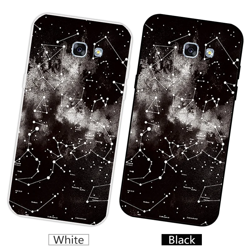 for Samsung Galaxy A5 2017 Case Soft Silicone Plumage Back Cover A520F A520 Capa Fundas A 5 Coque | Мобильные телефоны и