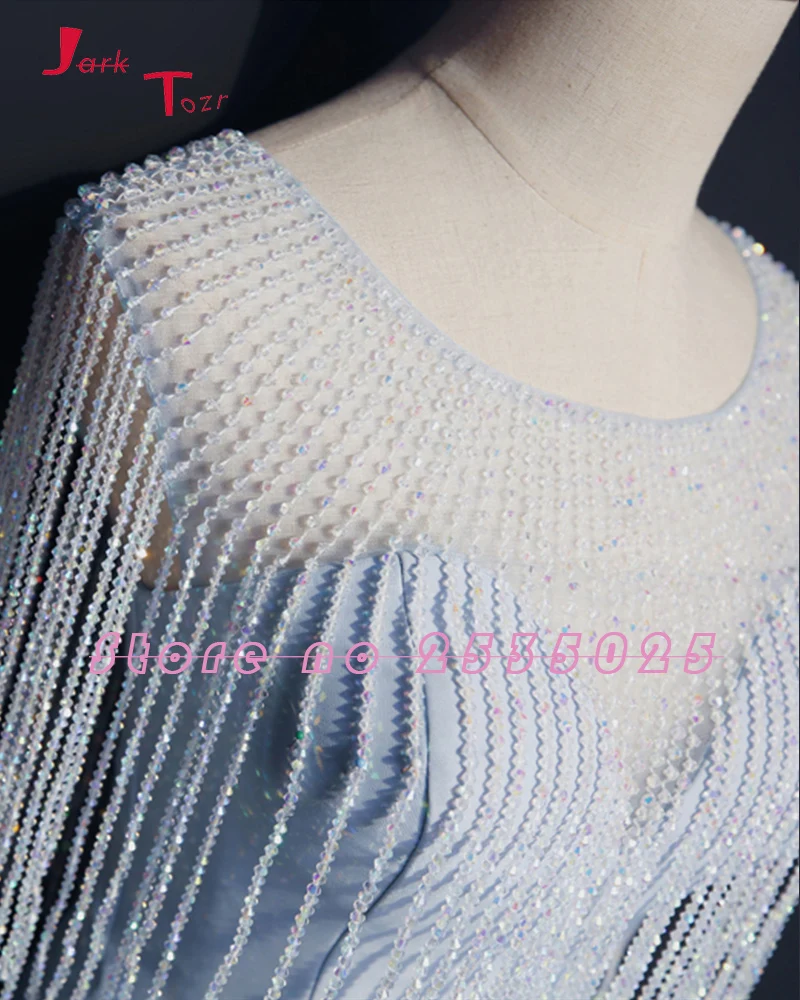 Jark Tozr на заказ Формальные платья длинные Vestido Longo Alibaba Китай бисероплетение