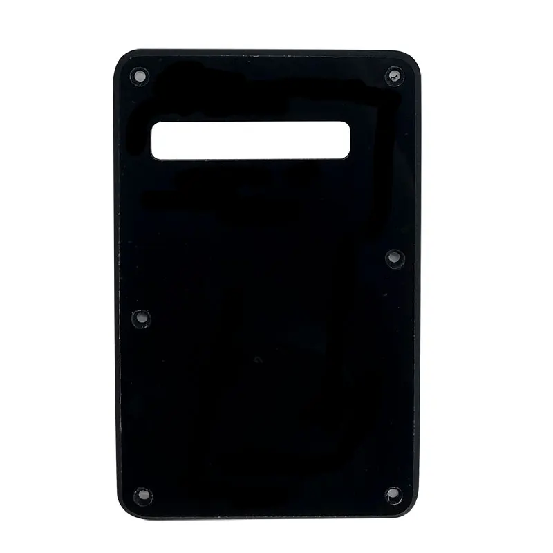 1Ply Black Pleroo пользовательские гитарные части-для США Страт гитара тремоло крышка Страт задняя пластина Гитара Pickguard скретч пластина - Цвет: 1Ply Black