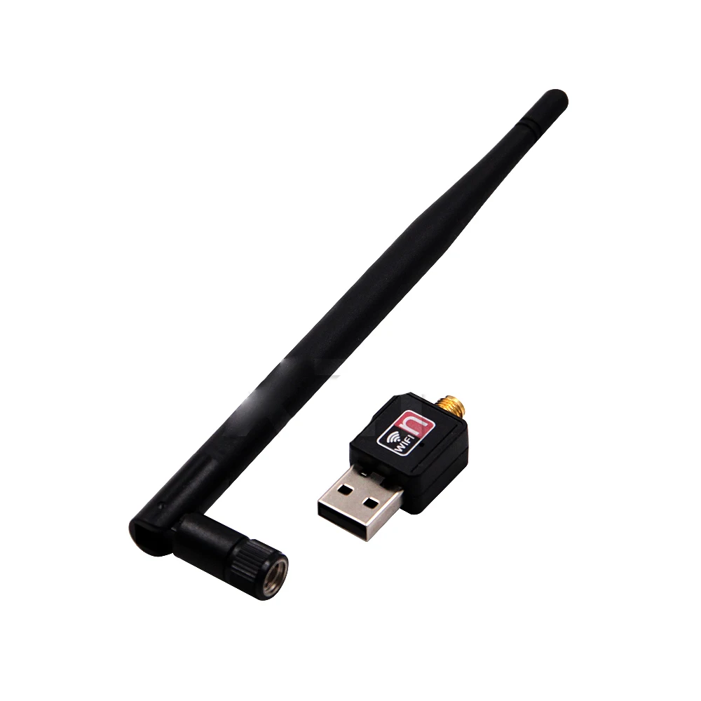 Wi Fi адаптер с антенной 5 дБ 150 Мбит/с USB 7601|Компьютерные кабели и разъемы| |