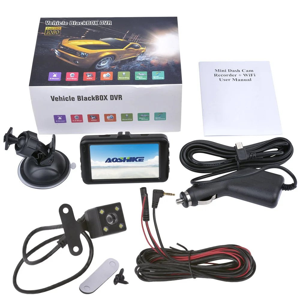 AOSHIKE 3 дюймовый цинковый сплав сенсорный HD 720P 480P автомобильный зеркальный
