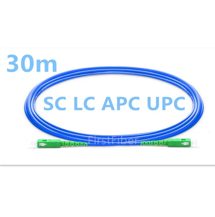 30m SC/LC APC/UPC Fiber Armored  Patch Cable optical Patch cord, Anti-rat bite, jumper Simplex Single Mode