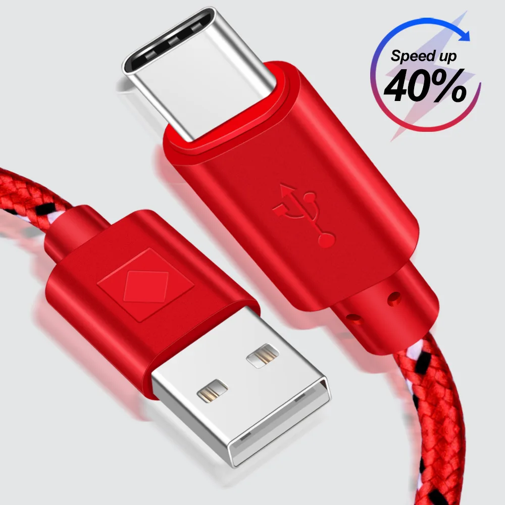 Олаф нейлоновый плетеный кабель Micro USB C type-C для синхронизации данных USB кабель зарядного устройства для samsung Huawei Xiaomi HTC кабели быстрой зарядки шнуры