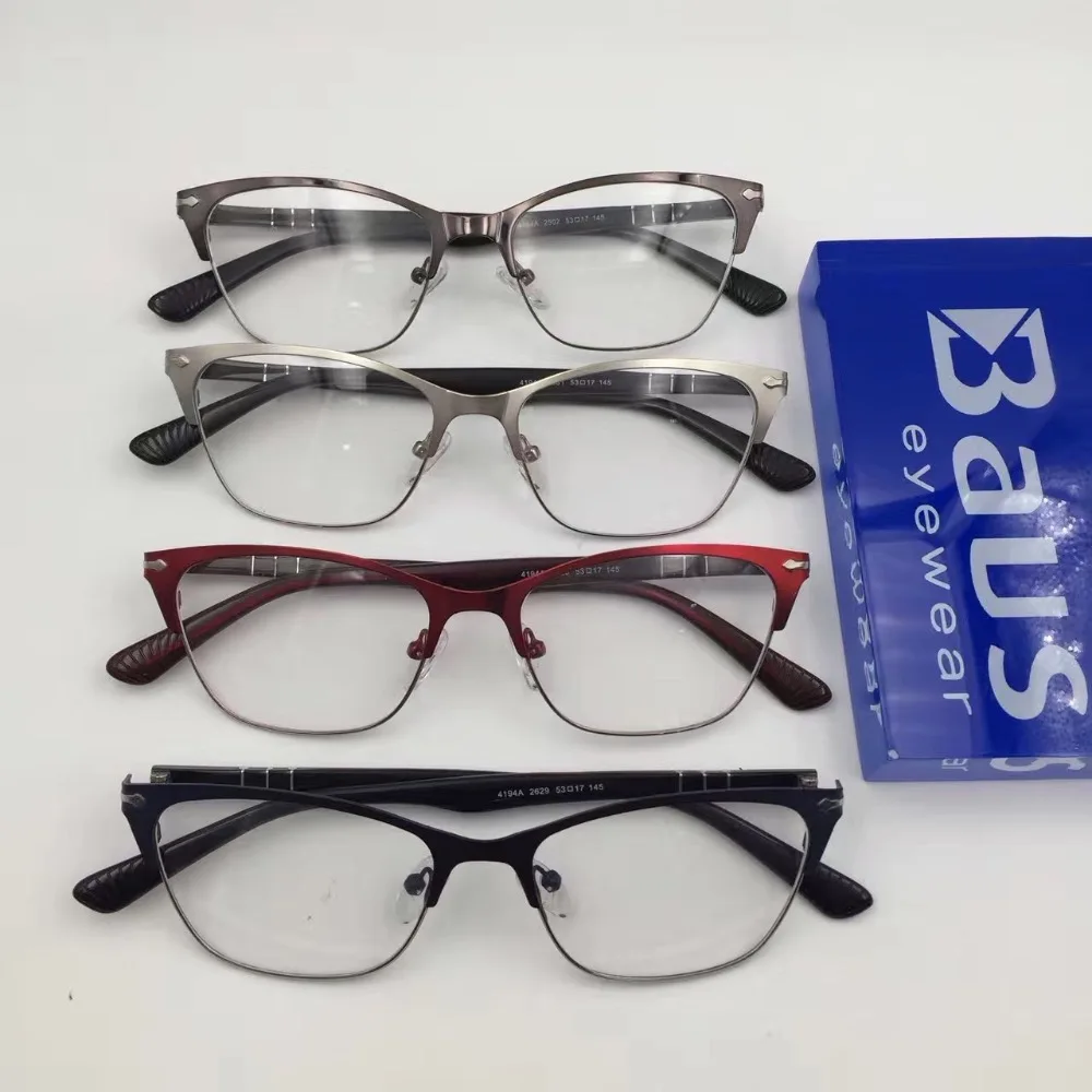 PK Итальянские очки Марка Дизайн мужчины полукадра оптический Близорукость Очки