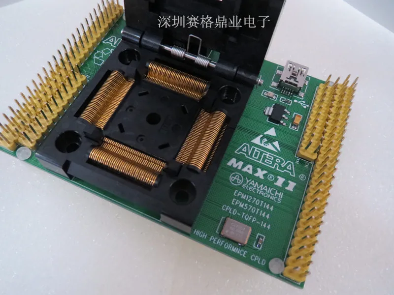 Оригинальное испытательное сиденье Altera IC EPM1270 EPM570 программирование сгорания TQF144