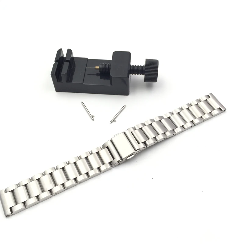 Ремешок из нержавеющей стали для часов браслет Pebble Time Steel 2015 22 мм с тремя бусинами