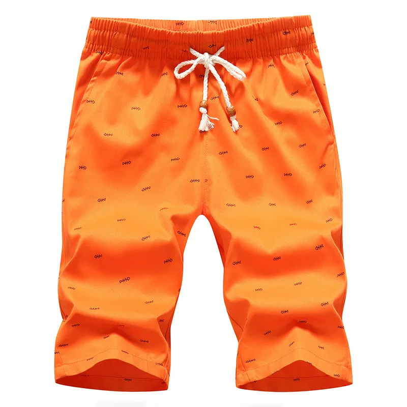 2019 New Arrival Men Shorts Cotton Casual For Elastic Waist Summer Beach Personalized Printed High Quality | Мужская одежда