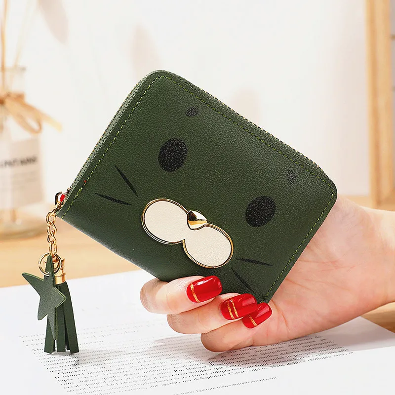 Кошелек для монет на молнии с кисточками женские кошельки держатель карт и