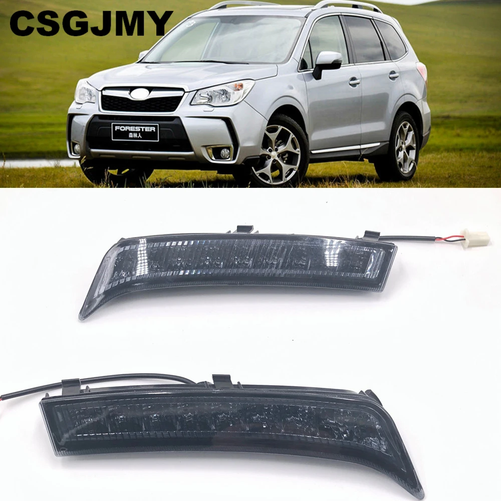 CSGJMY 1 комплект для Subaru Forester 2013 2014 2015 2016 2017 2018 дневные ходовые огни с указателем