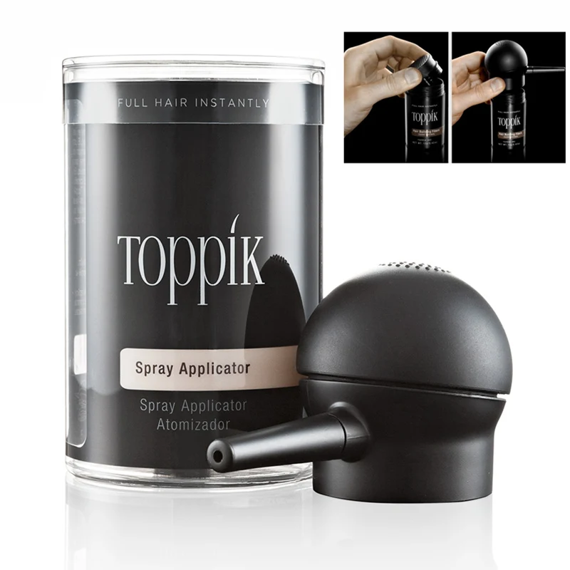 spray applicator Салон красоты волос волокна кератин 27,5 г волосы строительные волокна порошок выпадения волос консилер Уход за волосами продукты для роста - Цвет: spray applicator