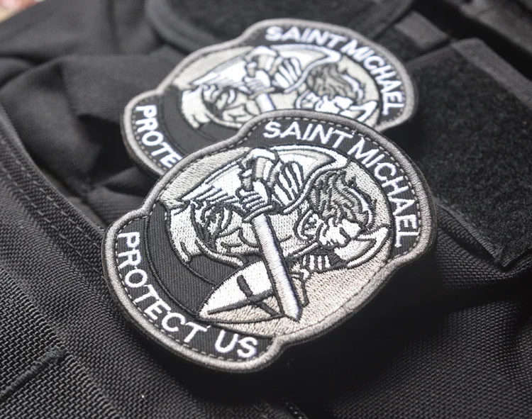 Патчи с вышивкой в стиле милитари Сен-михэ | Дом и сад
