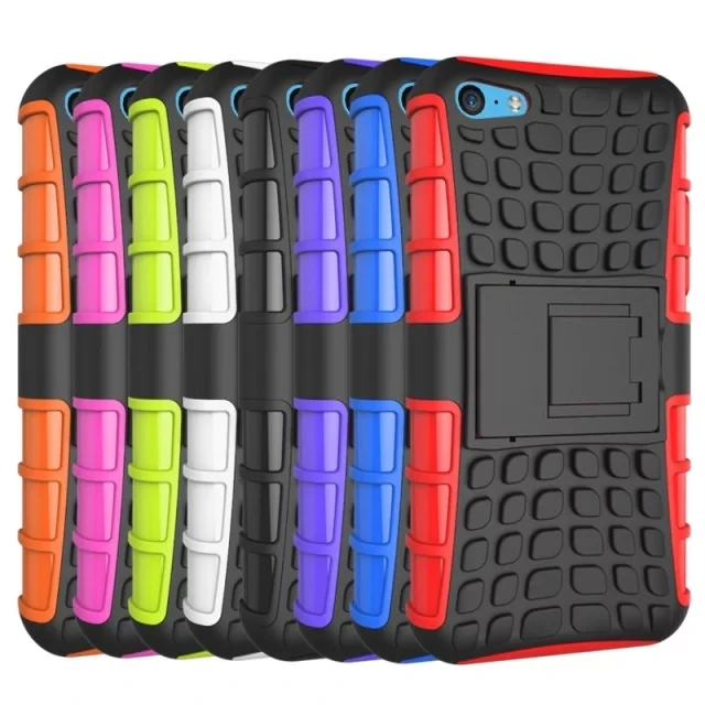 Для iPhone 5c Дело Heavy Duty Броня Противоударный Гибридный Жесткий Мягкий Прочный