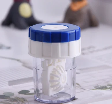 Уход за глазами модный вручную пластиковый футляр для чистки линз очиститель