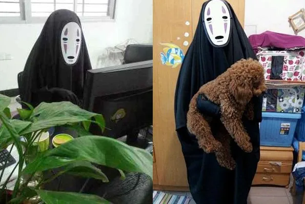 Костюм с маской без лица каонаси|masks handmade|mask elasticmask of zorro costume |