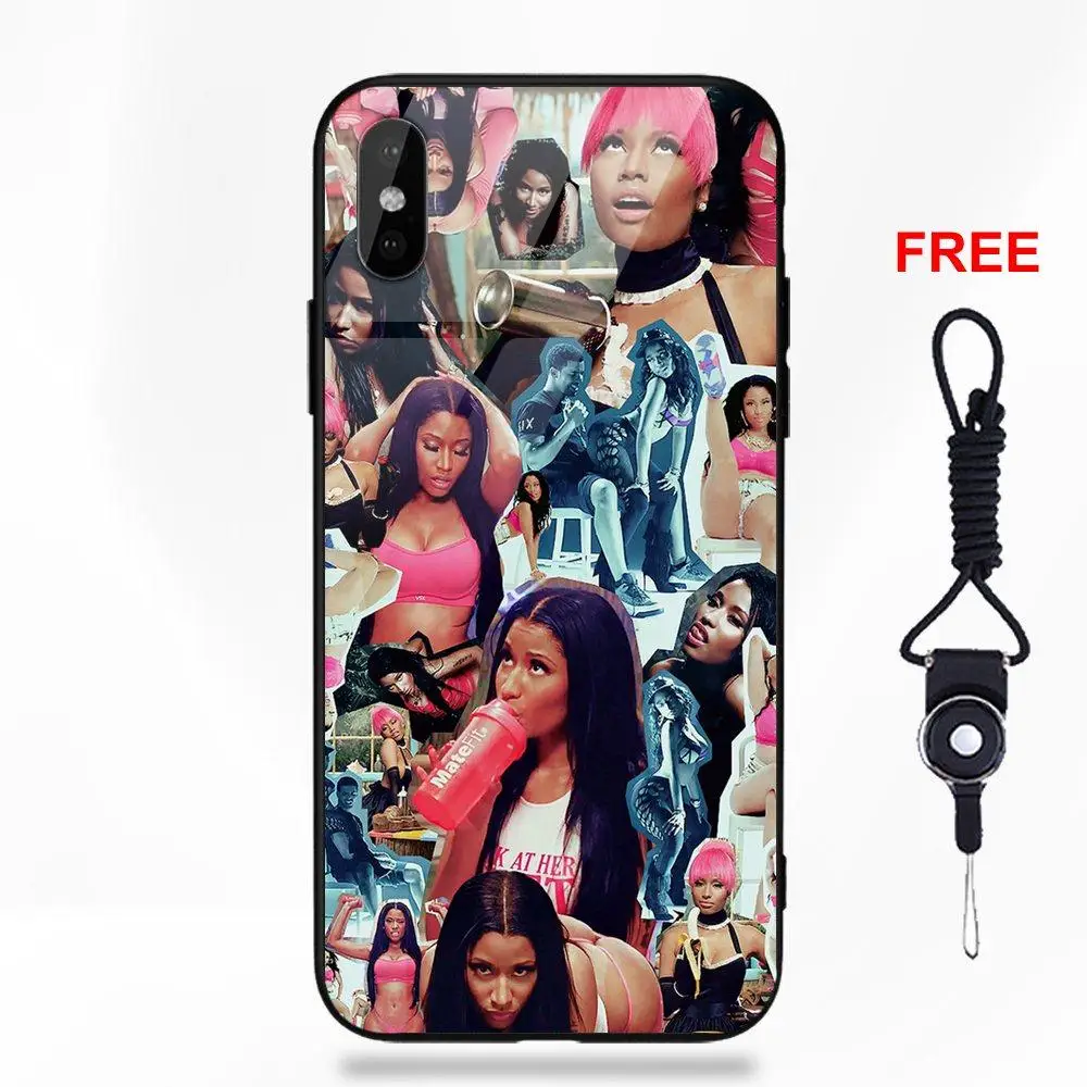 Vvcqod Nicki Minaj хип хоп для Apple iPhone 5 5C 5S SE 6 S 7 8 Plus X XS Max XR Мягкие TPU оправа закаленное