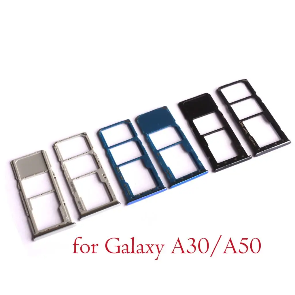 

10pcs/lot SIM Tray Holder SD Card Reader Slot Adapter for Samsung Galaxy A30 A50 6.4" A305F FN DS A505F/FN/DS