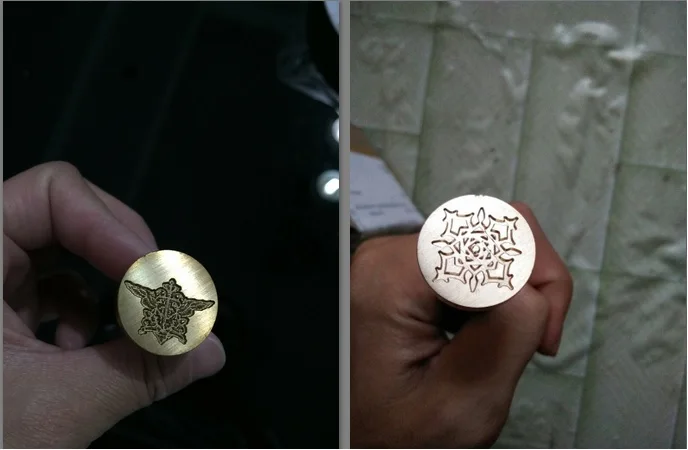 Embosser медная ковка инструмент воск печать штамп коробка Свадебное приглашение DIY