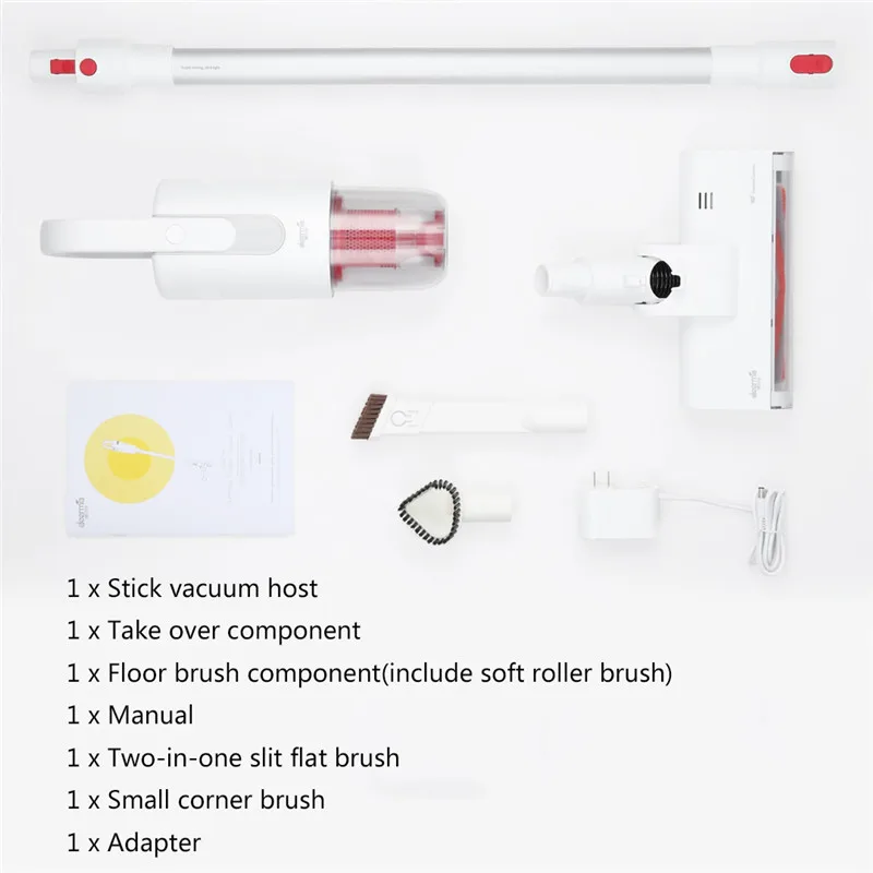 Новый Xiaomi Deerma VC20S вертикальный беспроводной ручной пылесос автомобильный 0.6L