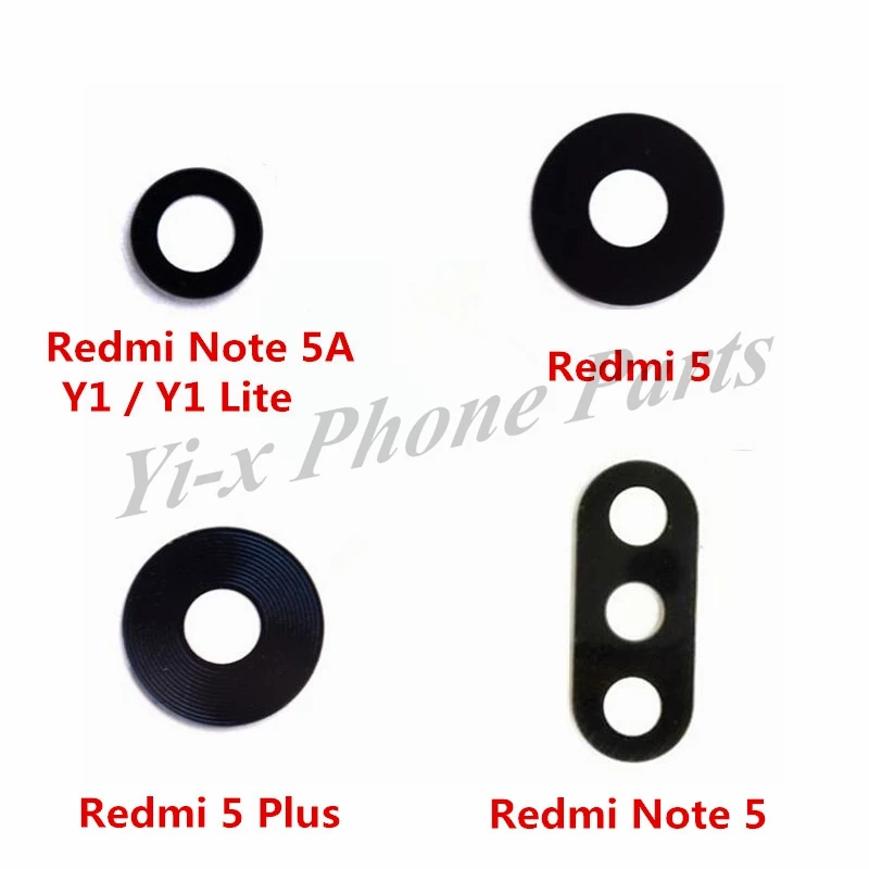 

10pcs/lot Back rear camera lens for Xiaomi Redmi Note 5 pro Redmi 5 5 plus / Redmi Y1 lite prime