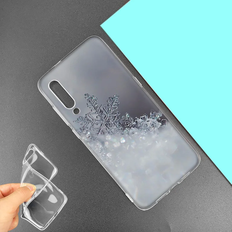 Рождественский чехол со снежинками для huawei P20 P30 P Smart Z Plus P10 P9 P8 mate 10 20 lite Pro Mini силиконовые чехлы для телефона